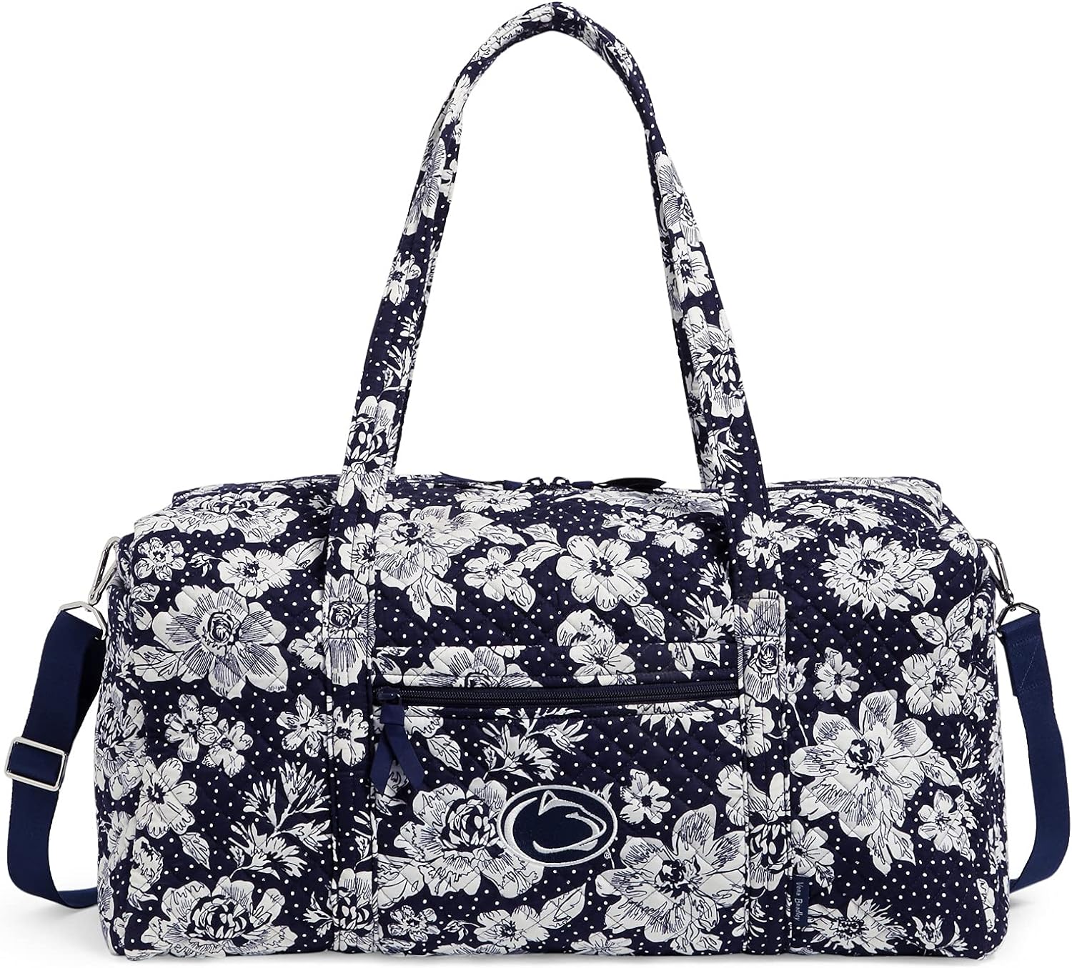 Vera Bradley Women' Cotton Collegiate Large Travel Duffle Bag (Multiple Teams Available)