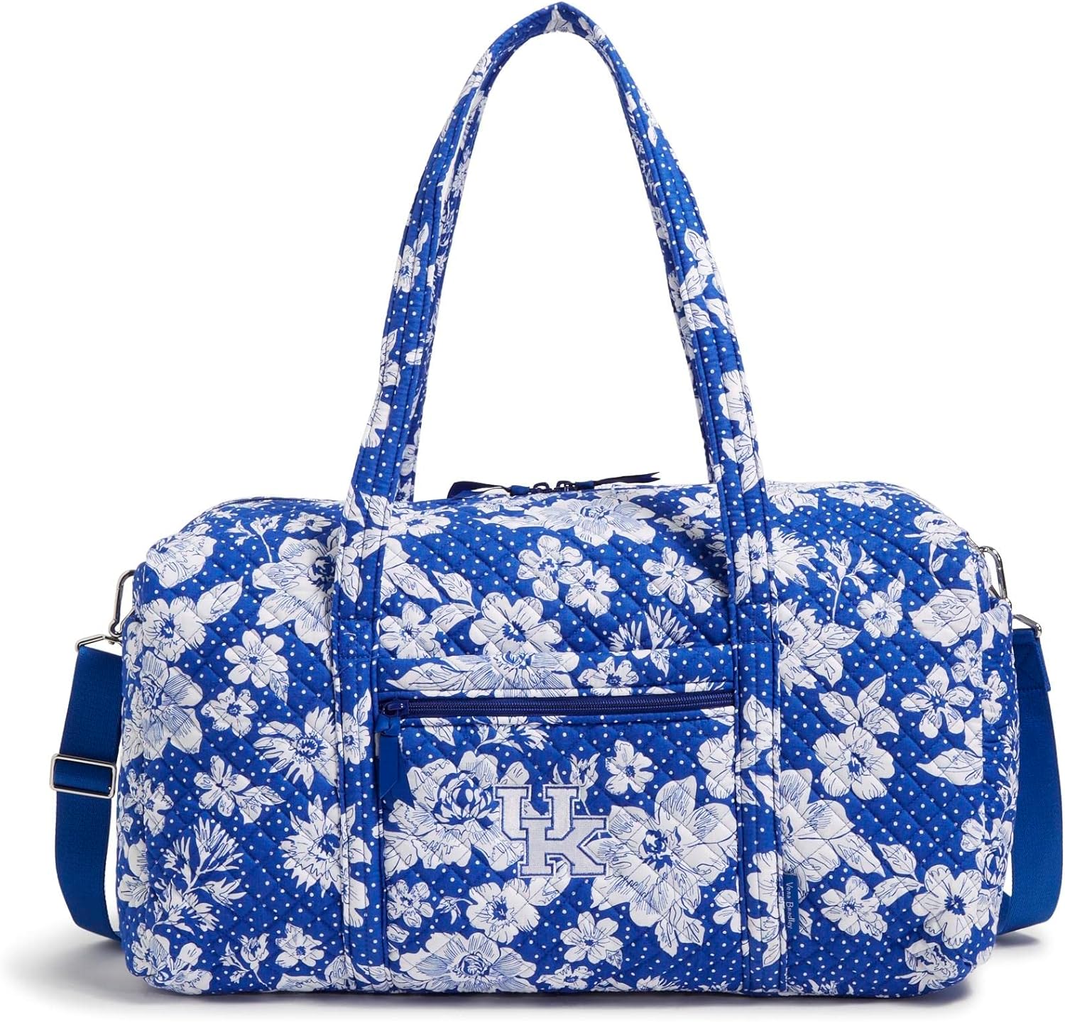 Vera Bradley Women' Collegiate Large Travel Duffle Bag (Multiple Teams Available), Cotton