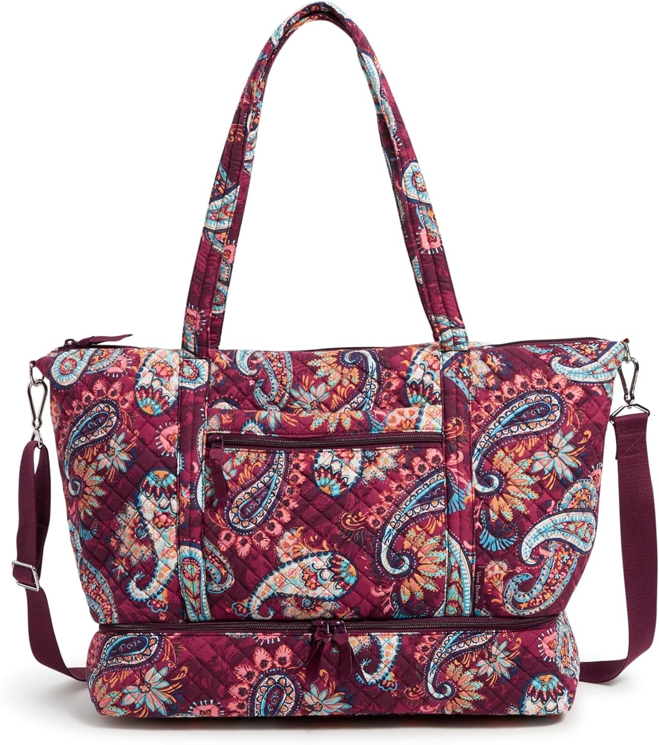 Vera Bradley Women' Cotton Deluxe Tote Travel Bag