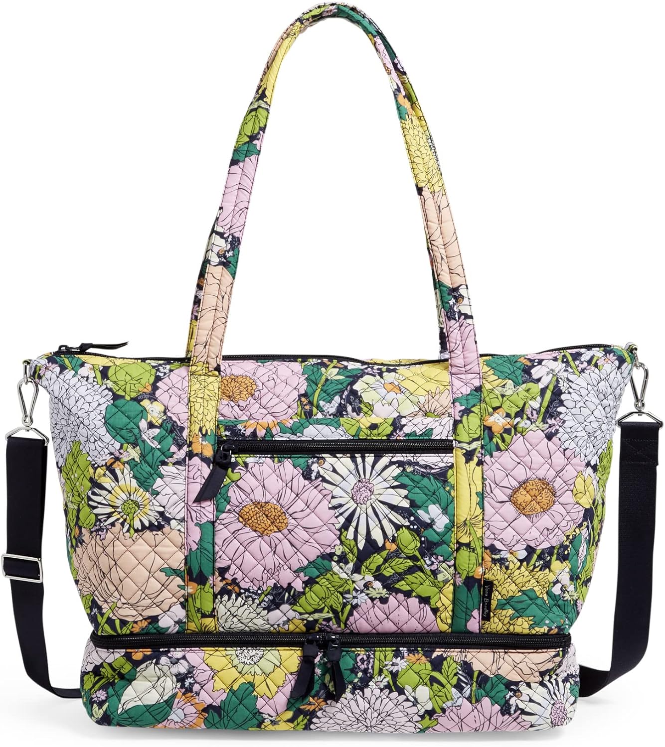 Vera Bradley Women' Cotton Deluxe Tote Travel Bag