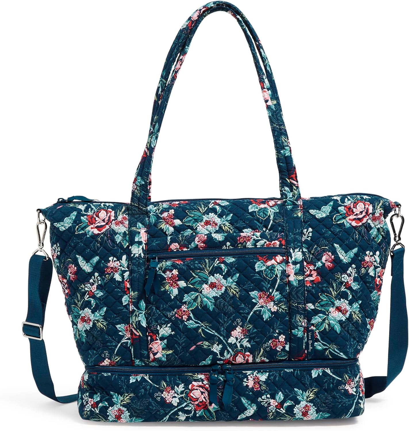 Vera Bradley Women' Cotton Deluxe Tote Travel Bag