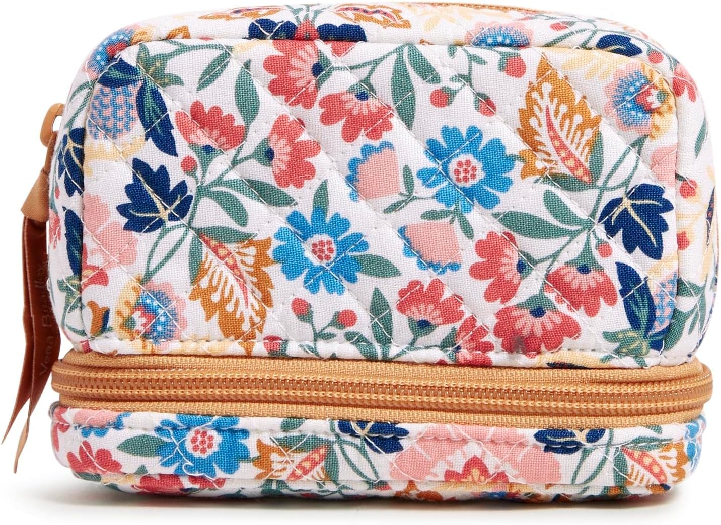 Vera Bradley Women' Cotton Deluxe Pill Organizer Travel Accessory