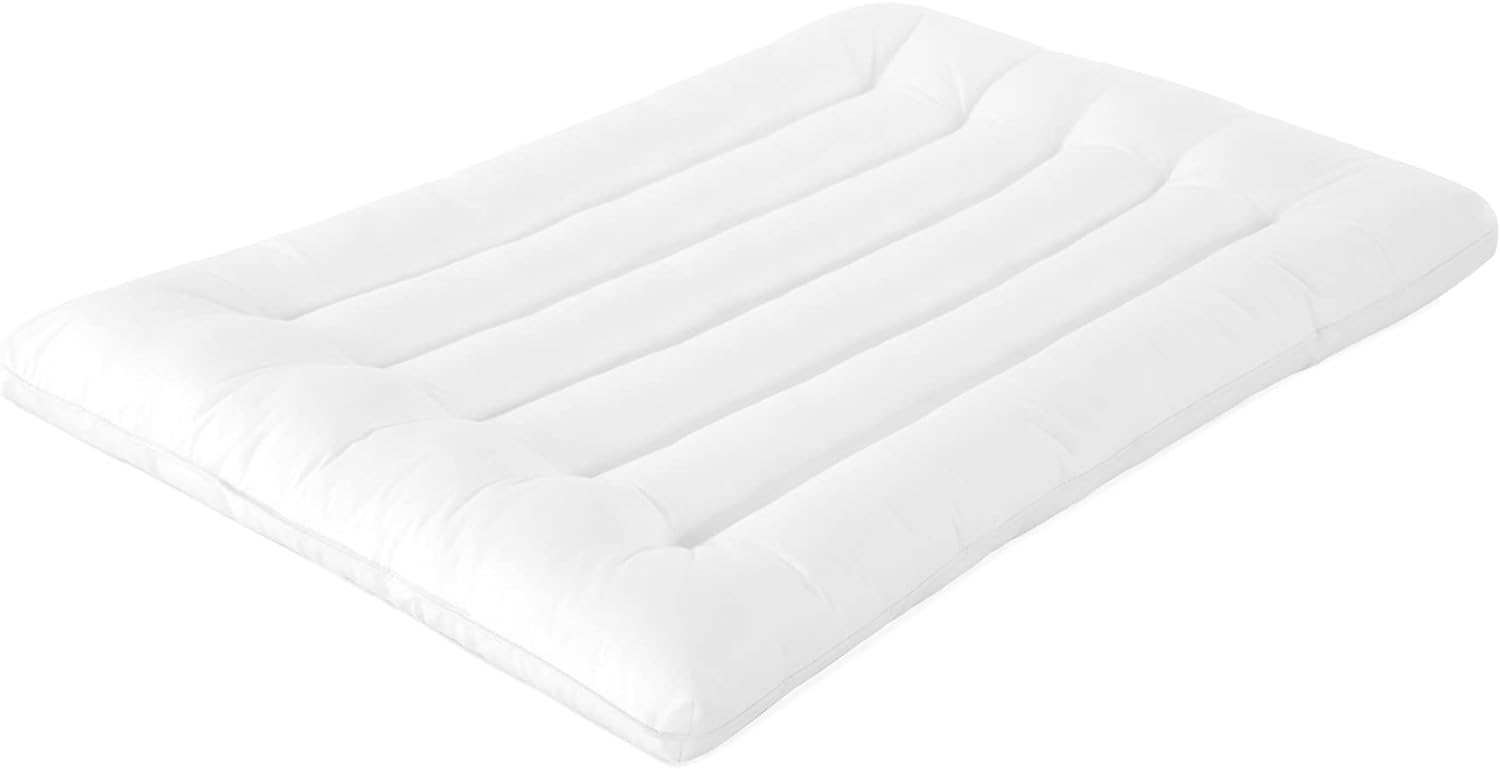 HOMBYS Thin Stomach Sleeper Bed Pillows for Sleeping, 2.5 Inch Thin Slim Flat Pillow for Stomach and Back Sleepers, Extra Low Profile Pillow, Machine Washable-18x26(Standard, White)