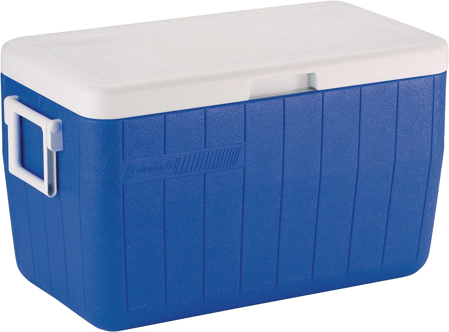 Coleman Chiller Series 48qt Insulated Portable Cooler, Hard Cooler with Ice Retention & Heavy-Duty Handles, Great for Camping, Tailgating, Beach, Picnic, Groceries, Boating & More