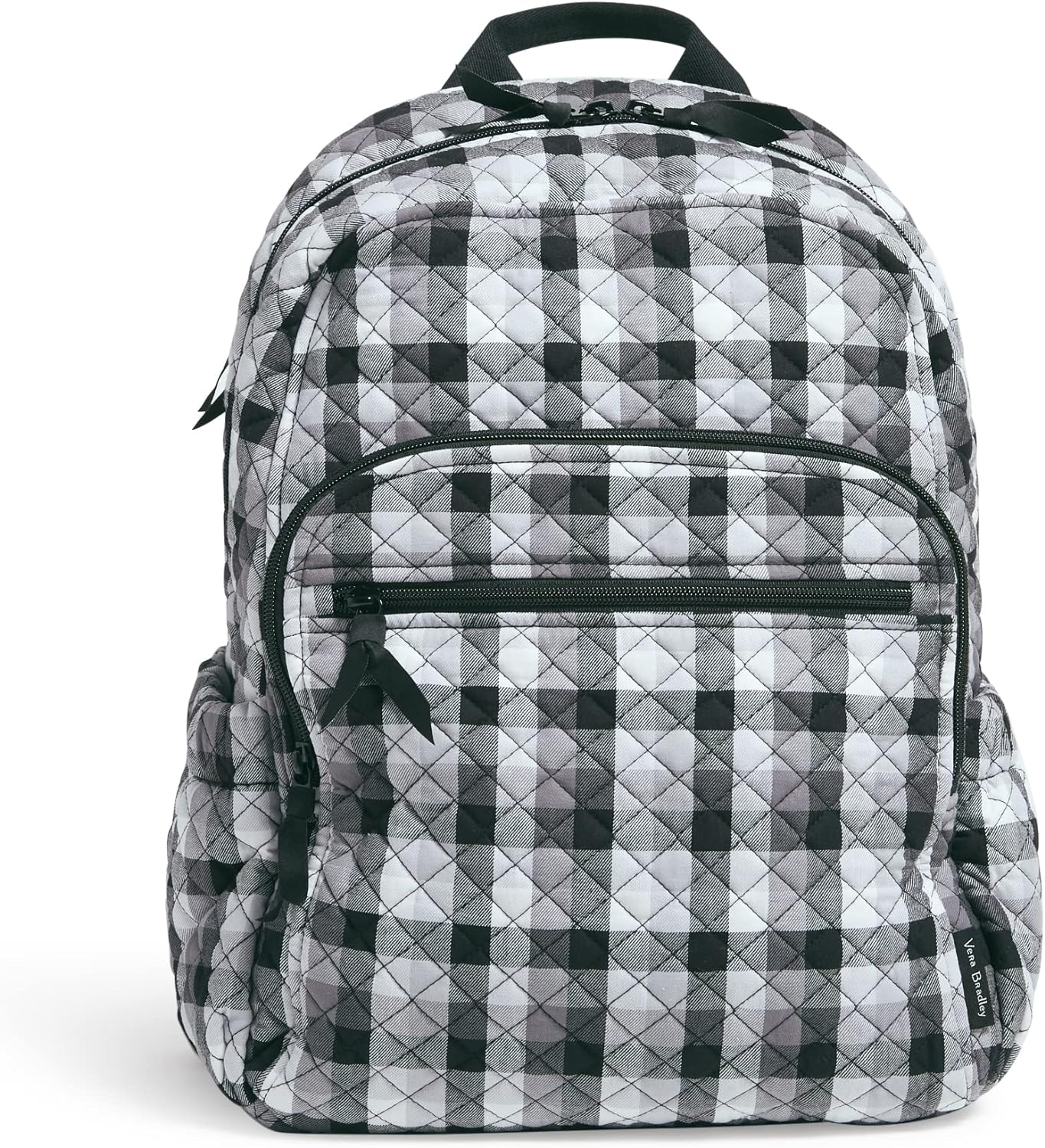 Vera Bradley Women' Cotton Campus Backpack, Kingbird Plaid, One Size