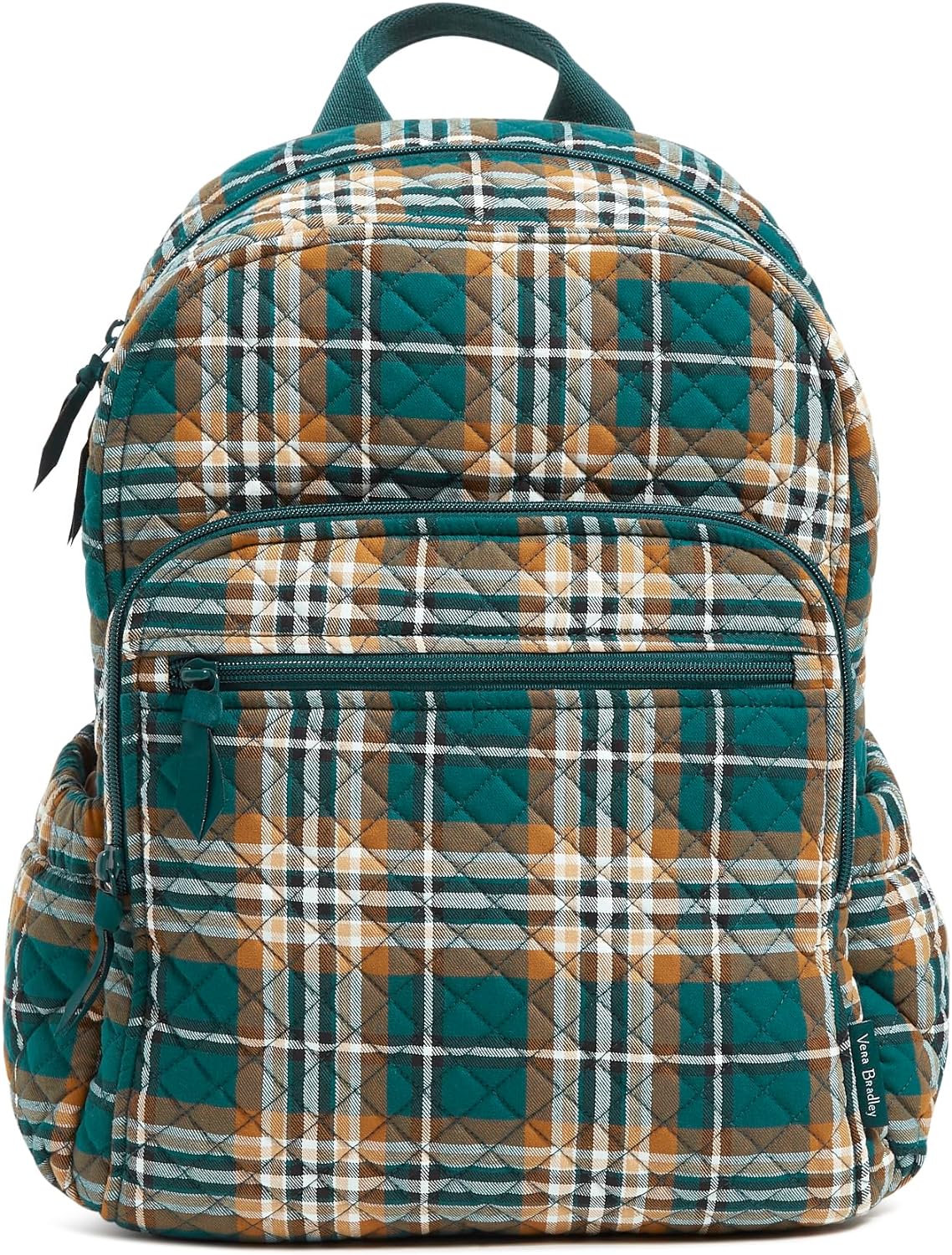 Vera Bradley Cotton Campus Backpack, Orchard Plaid