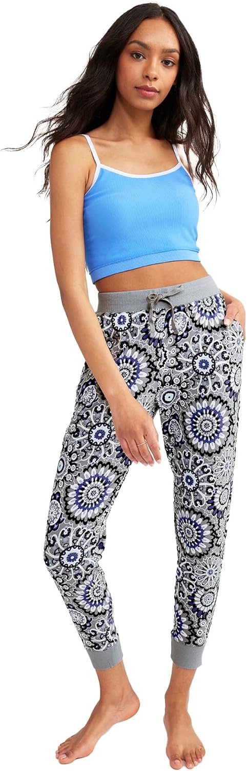 Women' Cotton Jogger Pajama Pants With Pockets (Extended Size Range)