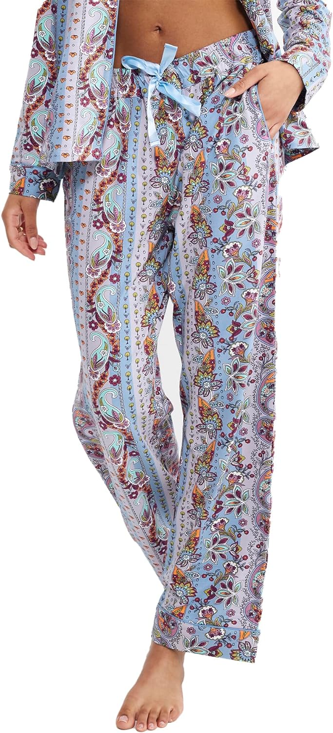 Vera Bradley womens Cotton Flannel Pajama Pants With Pockets (Extended Size Range)