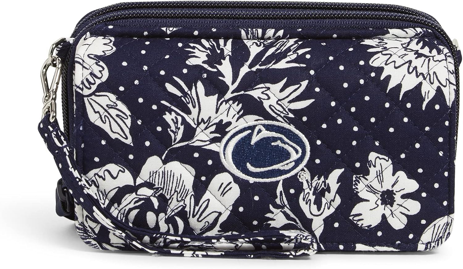 Vera Bradley Cotton Collegiate All in One Crossbody Purse with RFID Protection (Multiple Teams Available)