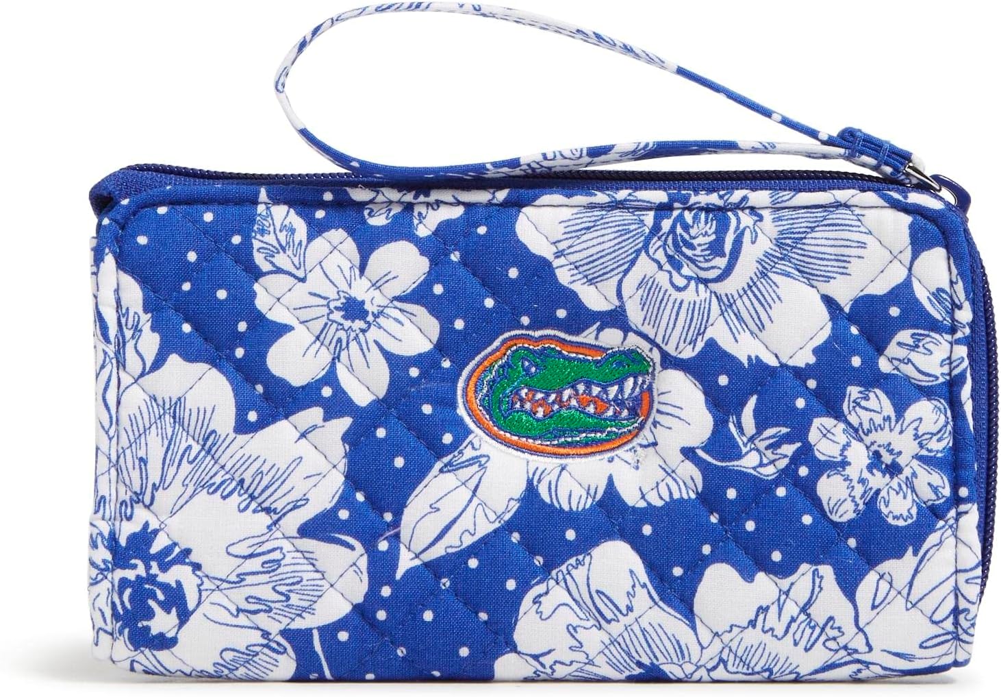 Vera Bradley Cotton Collegiate Front Zip Wristlet with RFID Protection (Multiple Teams Available)