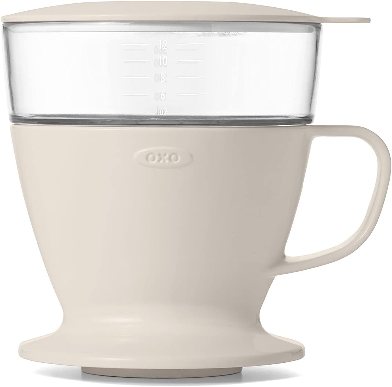 OXO Brew Single Serve Pour-Over Coffee Maker, 12 ounces, White