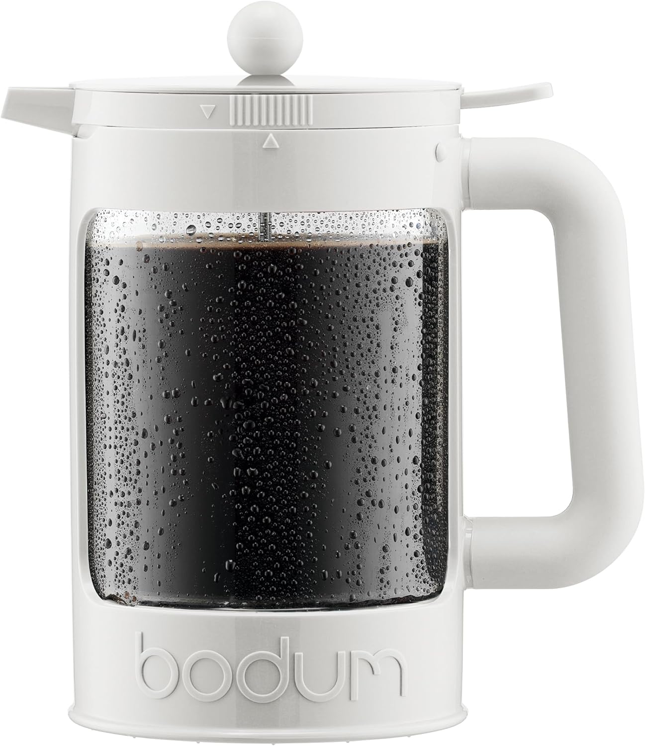 bodum Bean Cold Brew Coffee Maker, 51 Oz, Bright White