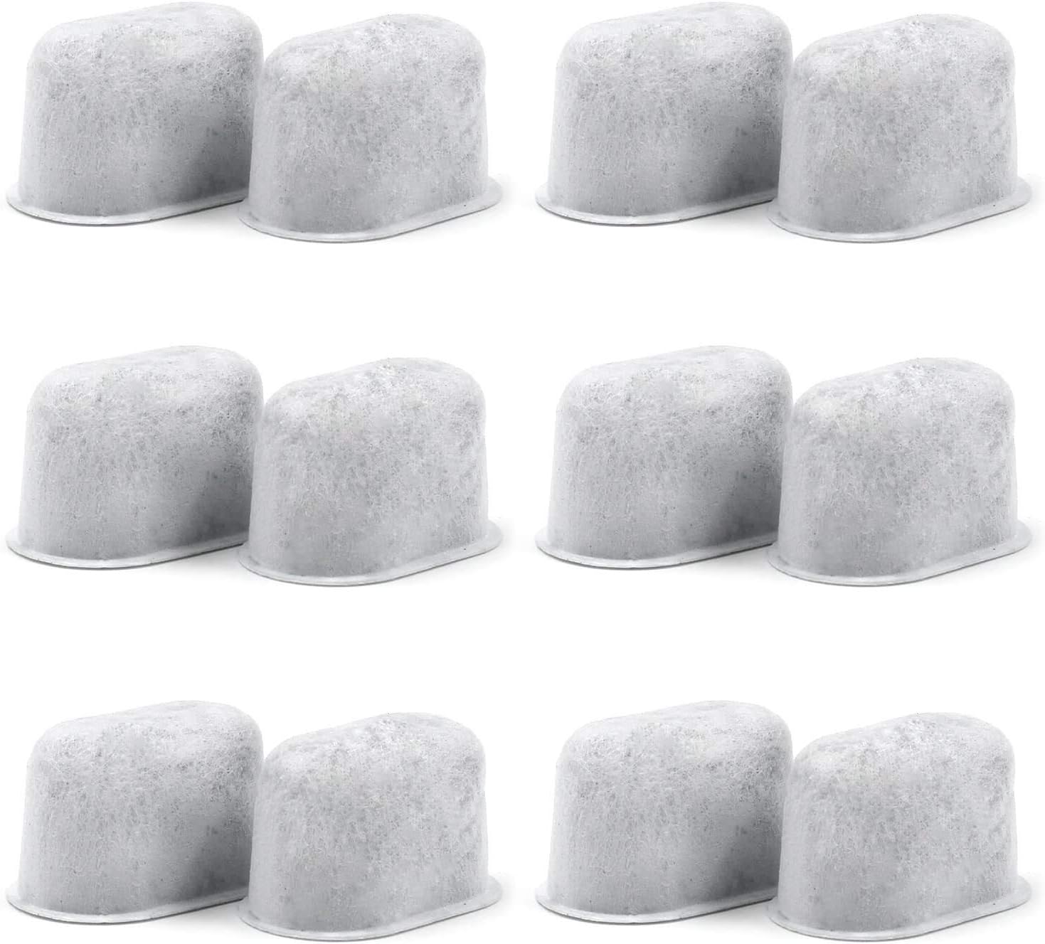 Possiave 12-Pack Cuisinart Compatible Charcoal Water Filter Replacement - for all Cuisinart Coffee Machines