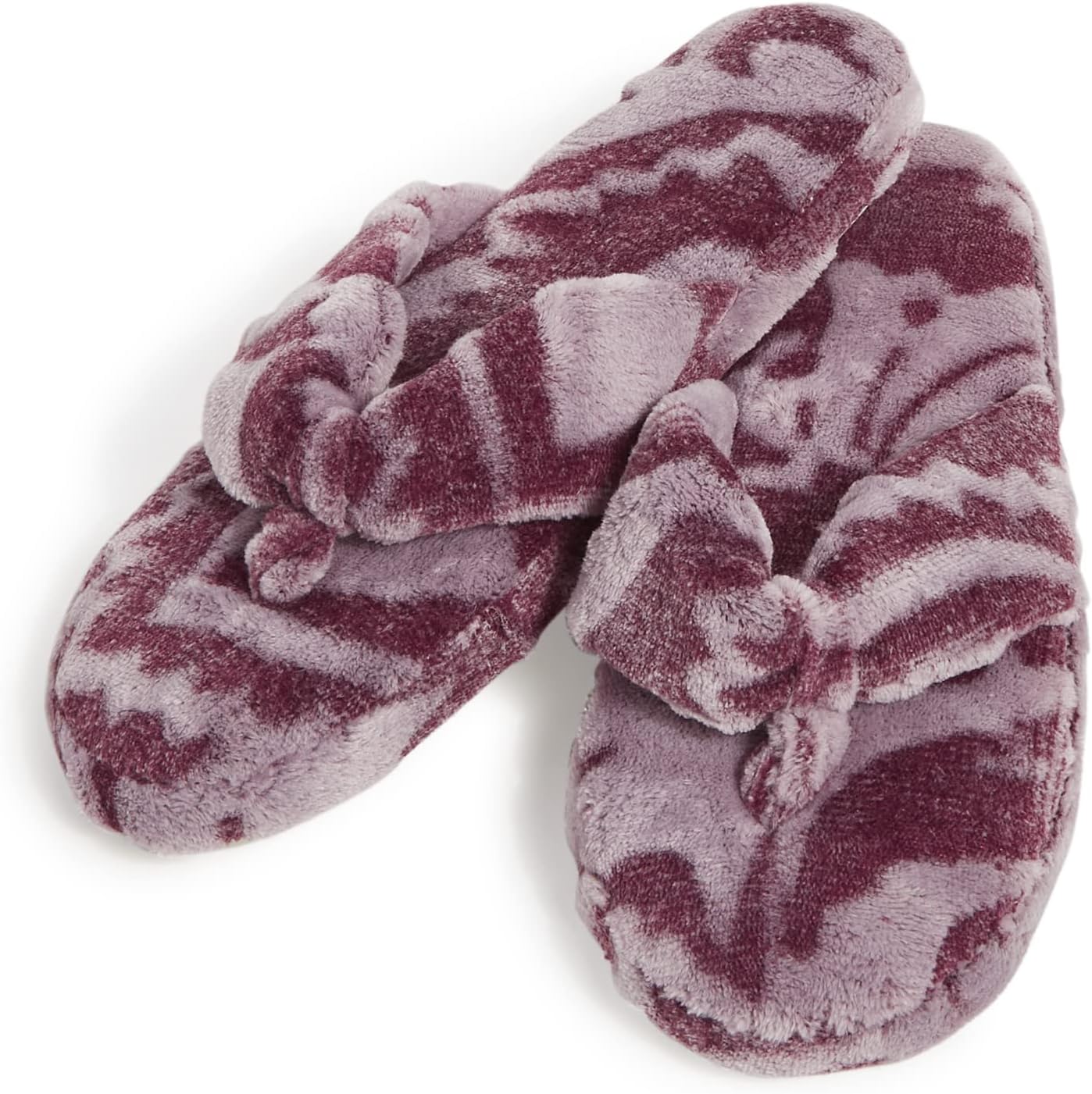 Vera Bradley Women' Fleece Flip Flop Slippers