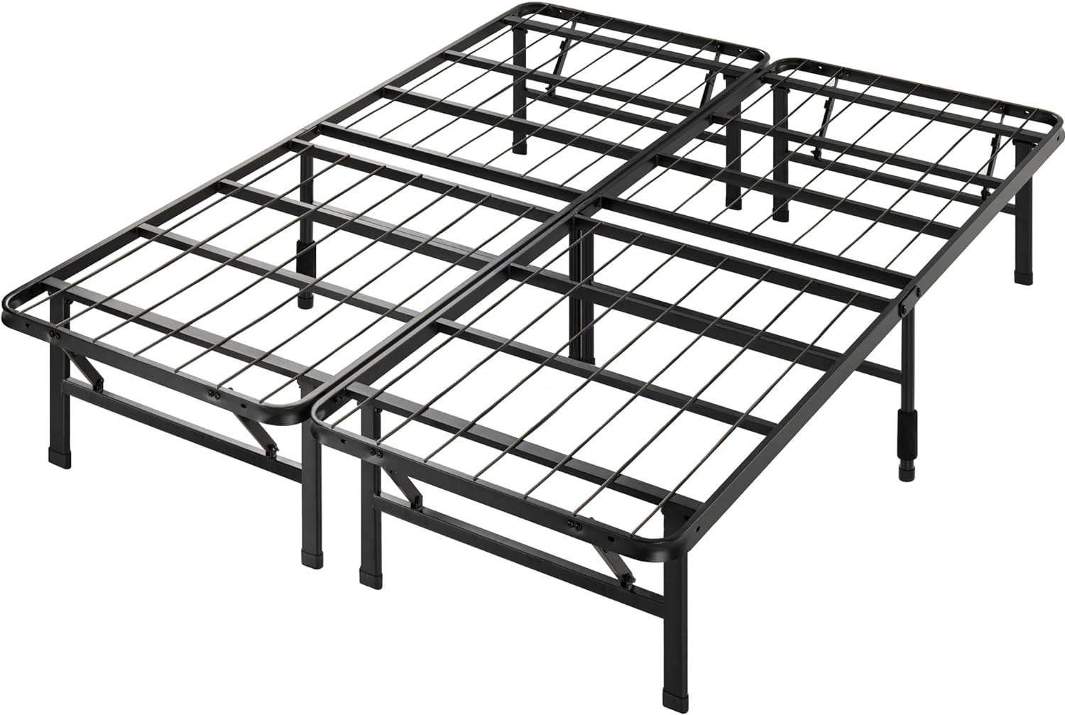 ZINUS SmartBase Tool-Free Assembly Mattress Foundation, 14 Inch Metal Platform Bed Frame, No Box Spring Needed, Sturdy Steel, Underbed Storage, Queen