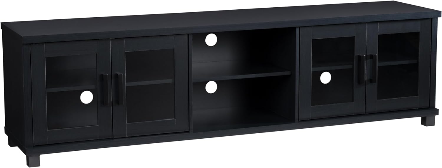 CorLiving Fremont Black Ravenwood TV Bench for TVs up to 90