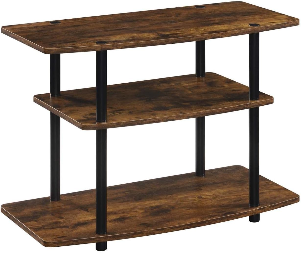 Convenience Concepts Designs2Go 3 Tier TV Stand, 31.5, Barnwood/Black