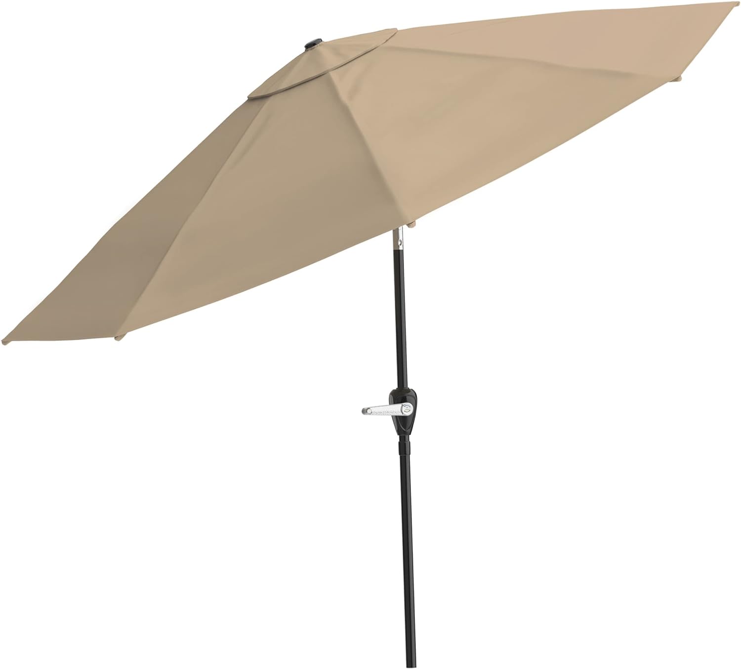 Pure Garden 10-Foot Outdoor Patio Umbrella with Auto-Tilt