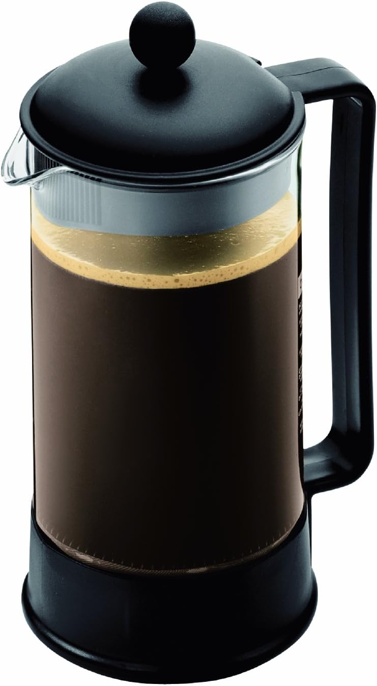 Bodum - 1548-01US Bodum Brazil French Press Coffee and Tea Maker, 34 Ounce, Black