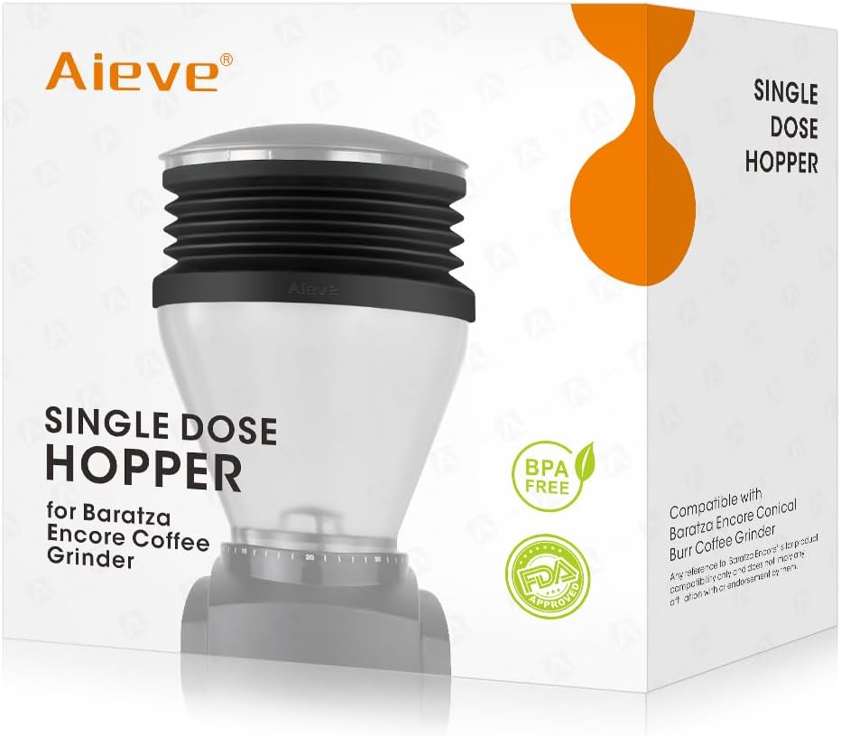 Aieve Silicone Coffee Hopper Bellow Compatible with Baratza Encore Grinder ESP/Virtuosa  Coffee Grinder