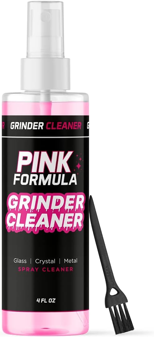   & Spice Grinder Cleaner - Cleaning Solution for Glass, Crystal, & Metal Grinders   Grinder Cleaner Solution - (4 Fl Oz)