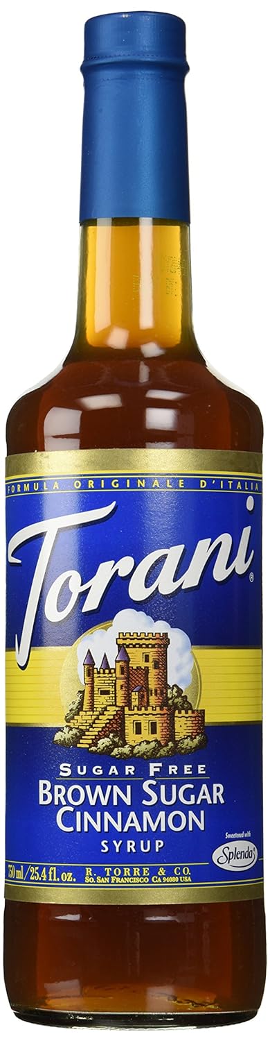 Torani Brown Sugar Cinnamon Syrup Sugar Free 25.4 Fl Oz (Pack of 1)