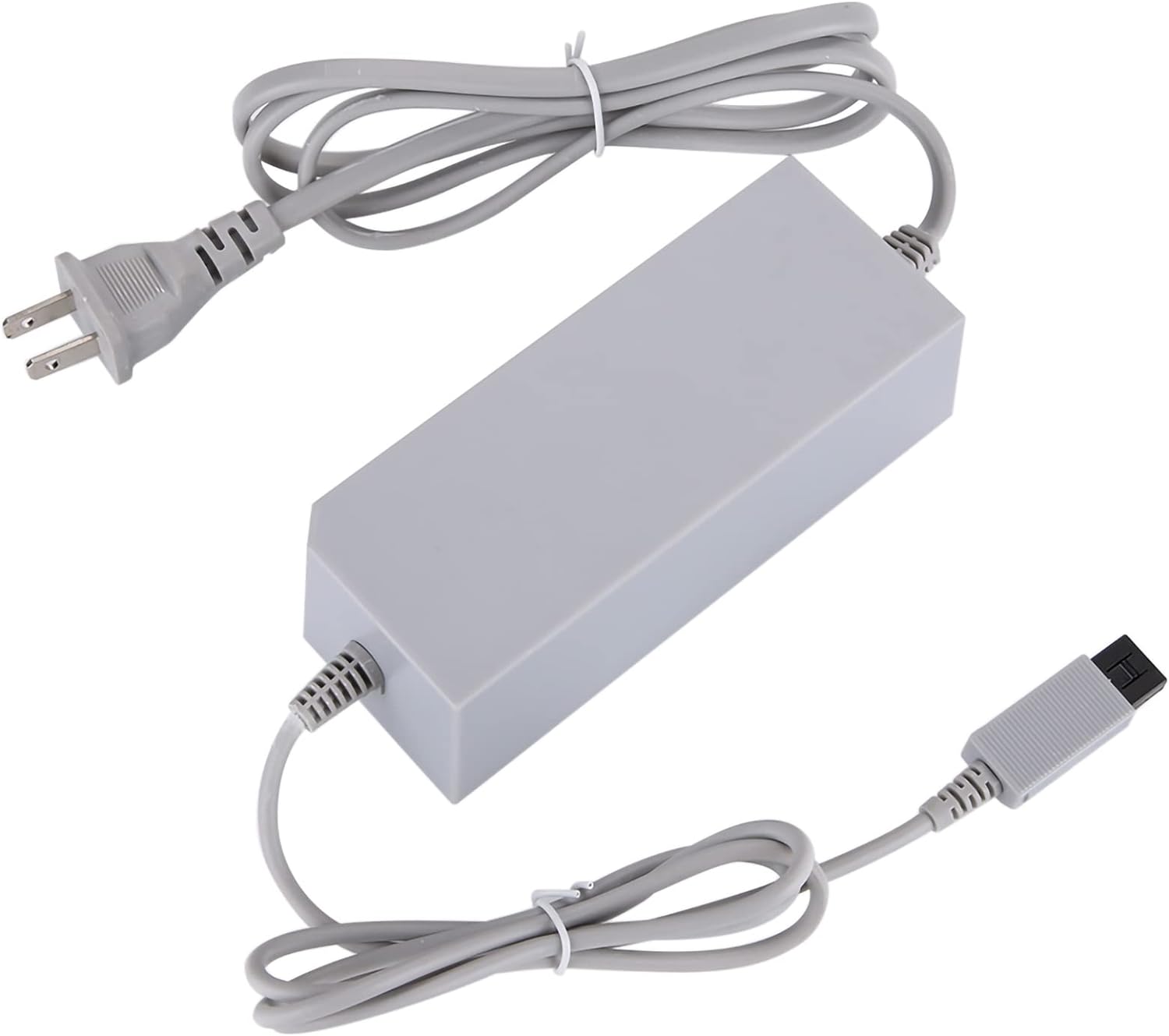 ASHATA New AC Power Supply Adapter Cable Cord for Nintendo Wii 110-240V,with Multiple Protection(US Plug)