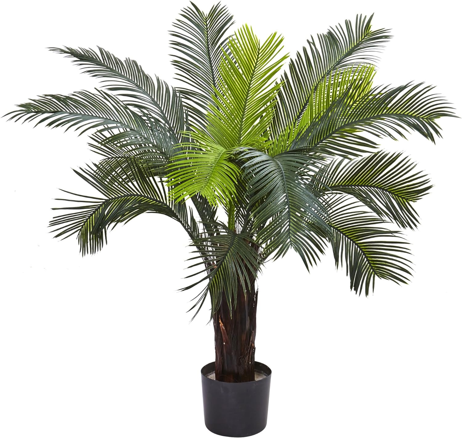 Nearly Natural 6817 Cycas Indoor/Outdoor UV Resistant Tree, 3',Green