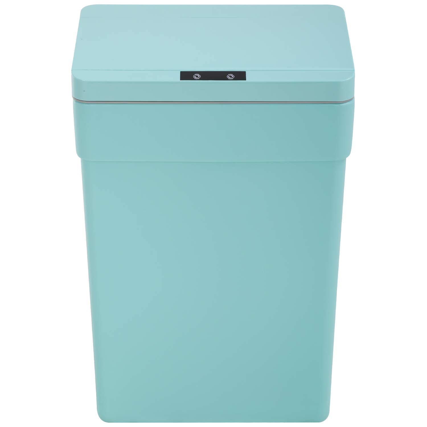 13 Gallon Trash Can Plastic Kitchen Trash Can Automatic Touch Free High-Capacity Garbage Can with Lid for Bedroom Bathroom Home Office 50 Liter Blue