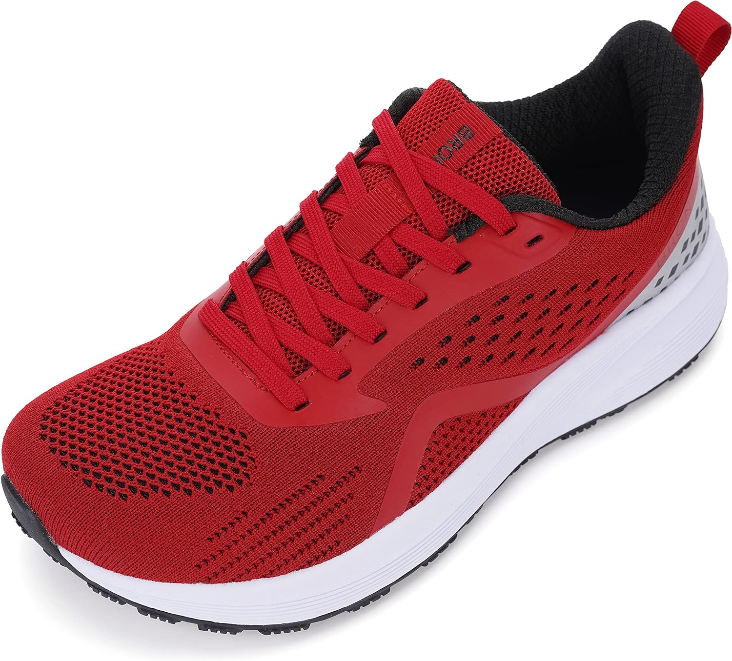 BRONAX Men' Wide Cushioned Supportive Road Running Shoes | Wide Toe Box | Rubber Outsole