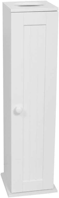 Zenna Home E9153WW Bathroom Storage, 4 Rolls, White