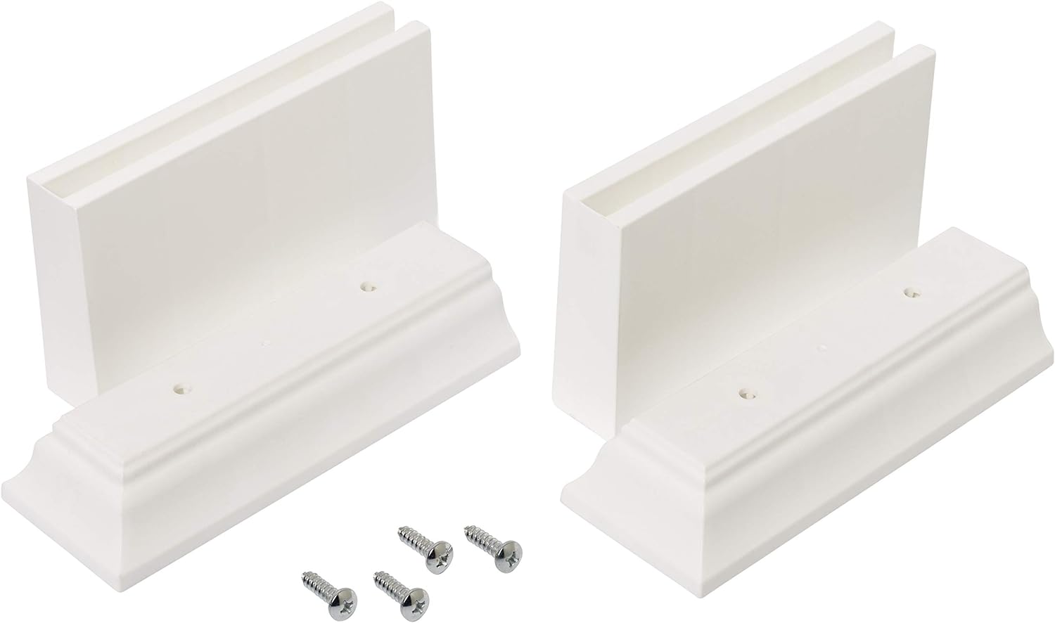 Zenna Home Bathroom Leg Extension Kit Spacesavers, 3 - 4.5, White