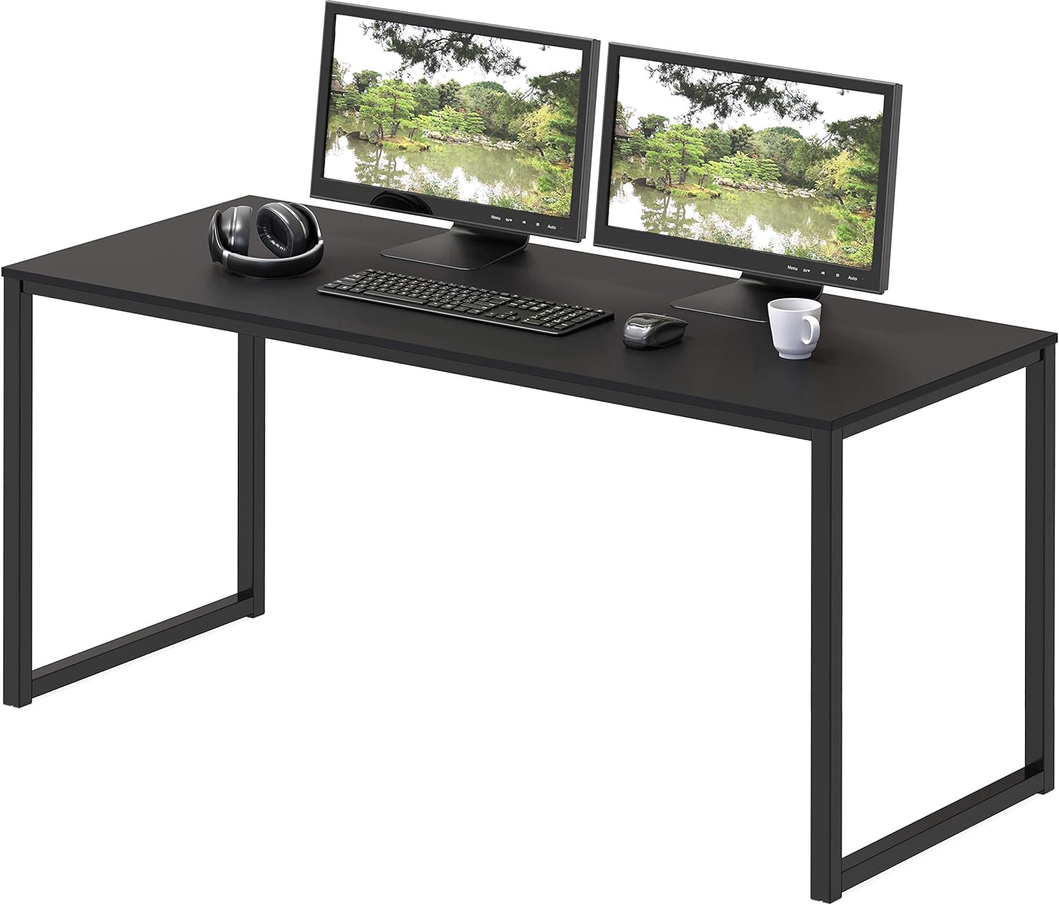 SHW Home Office 48-Inch Computer Desk, Black