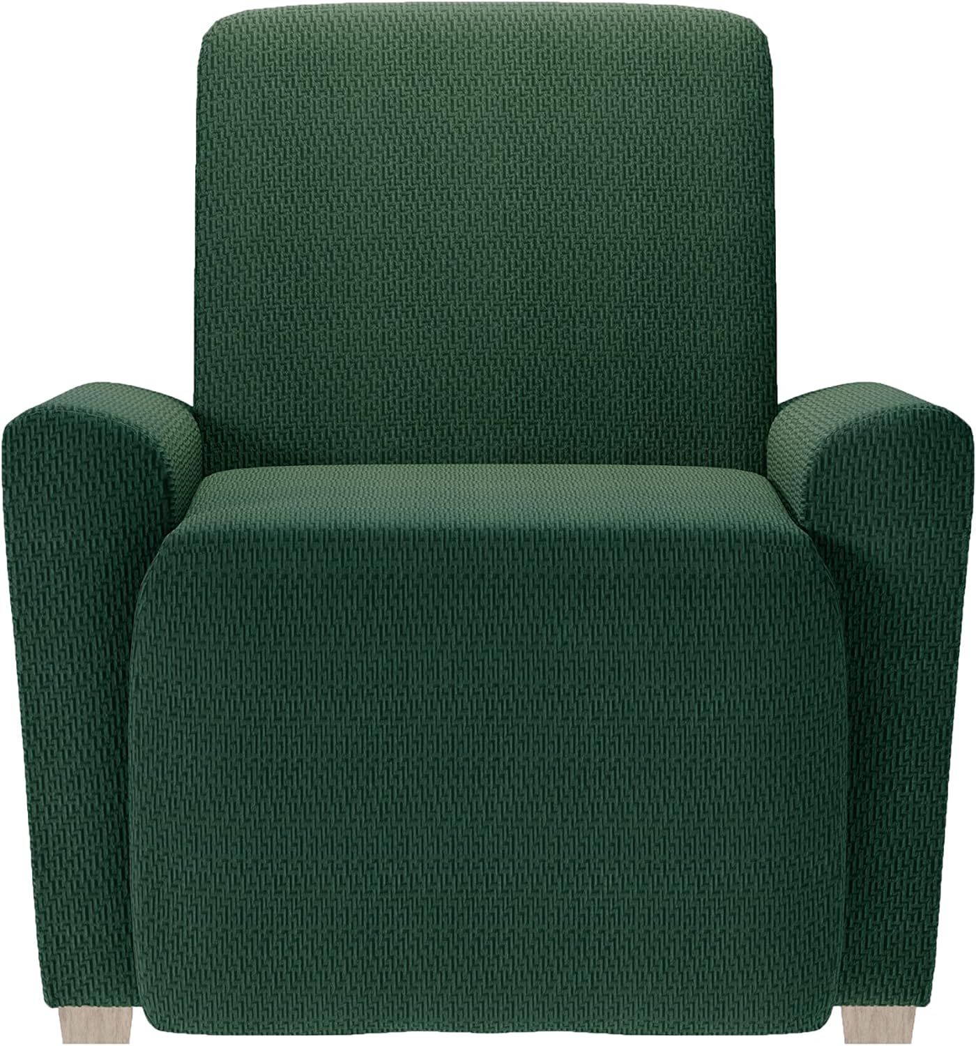 Zenna Home, Spruce Simply Fit 4-Piece Steps Stretch Recliner Slipcover