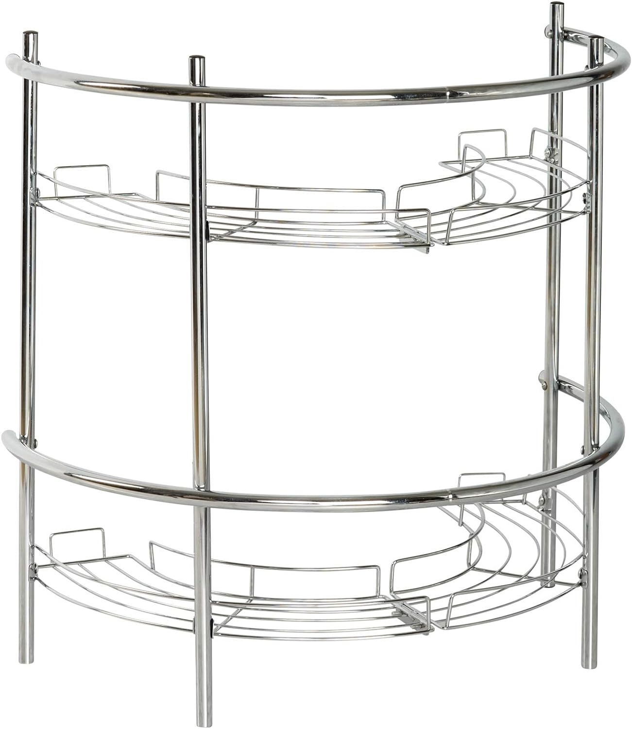 Zenna Home 2928SS 2 tier Sink Shelf, Chrome