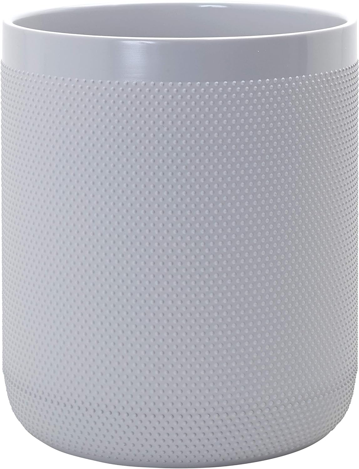 Zenna Home, Grey Smart Accessories Arya Dots Bathroom Waste Basket (602965004A)