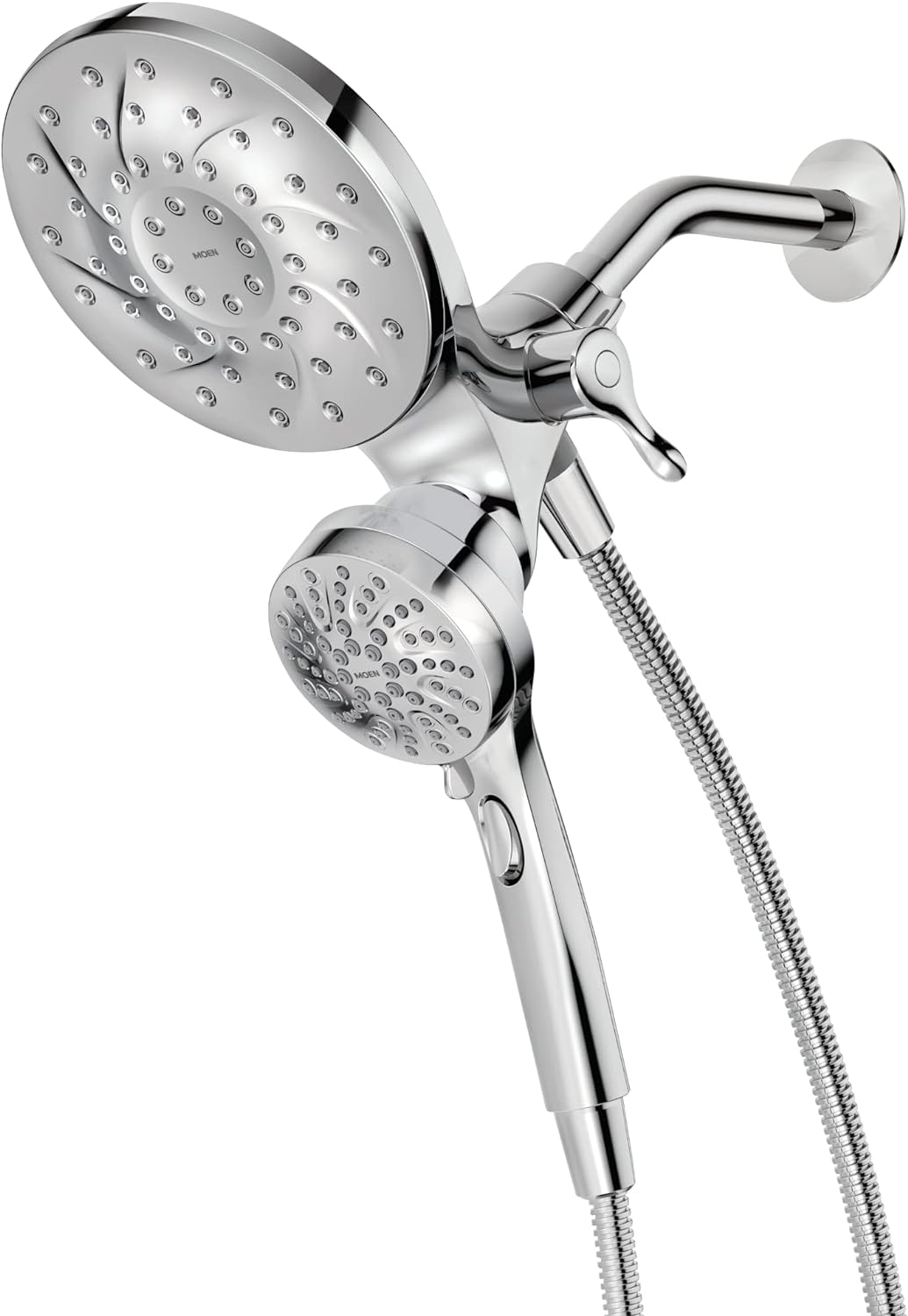 I really like this shower head. You get enough water to easily wash hair and rinse off body soap. We use both shower heads at the same time so there is enough water pressure. I like that one of the heads is magnetic so it' easy to mount when done. It looks nice in our recently renovated master bath.
