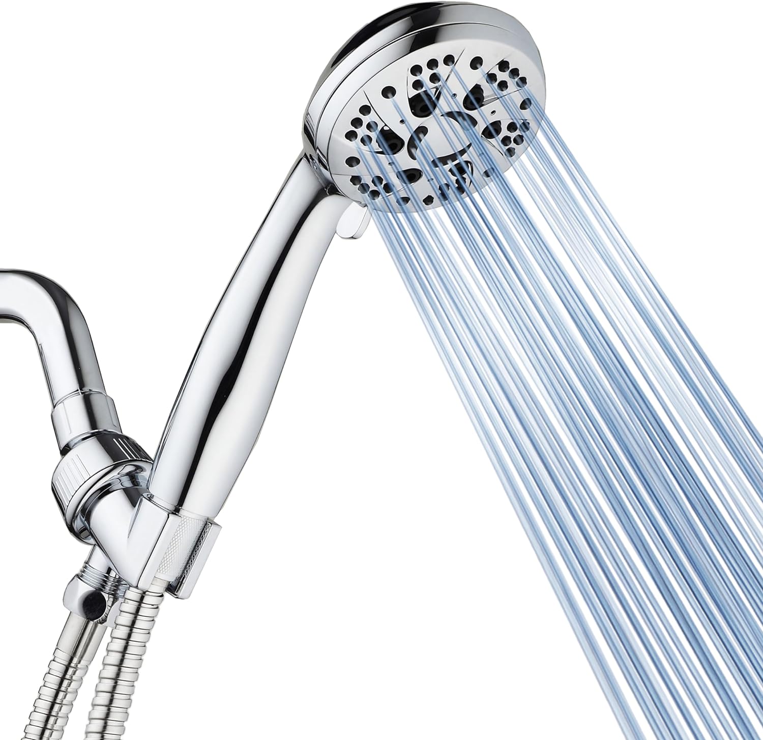 The AquaDance High Pressure 6-Setting Handheld Shower has transformed my shower experience entirely! Its 3.5