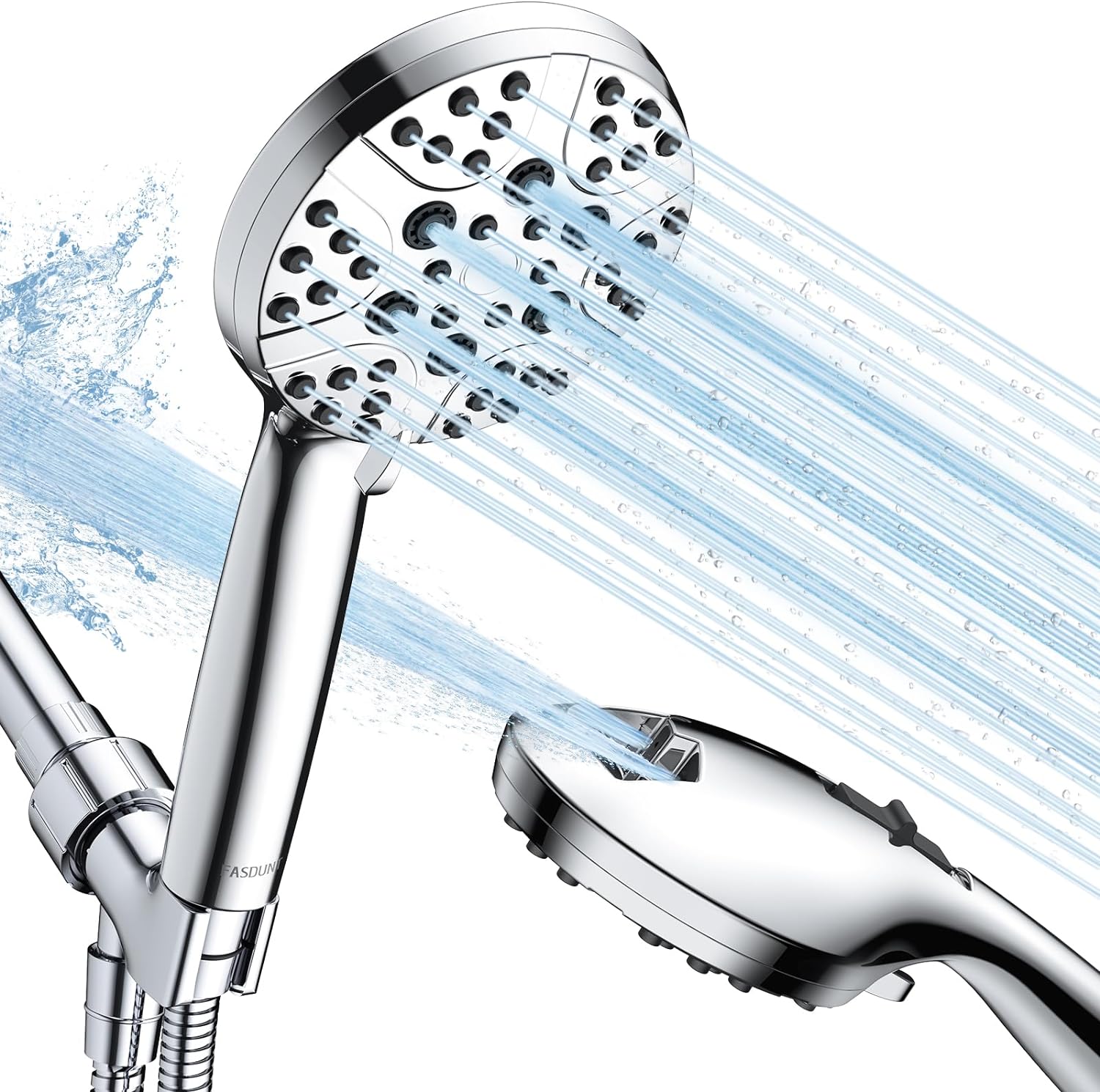 High Pressure Shower Head with Handheld, 8-mode Shower Heads with 80
