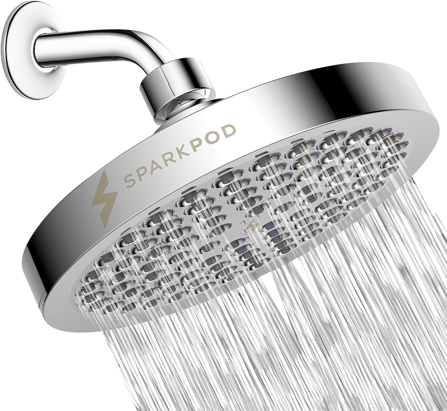 I purchased this a little over a year ago and initially just purchased the shower head. Great shower head, easy install, and great water distribution and pressure.However, I went back and ordered the extension recently because I didnt like this shower head being angled in our shower for a few reasons:1: we have a bench at the back of our shower and being angled water was always left sitting on the bench, the extension keeps the shower head flat pointed down and keeps water off the bench2: my hu