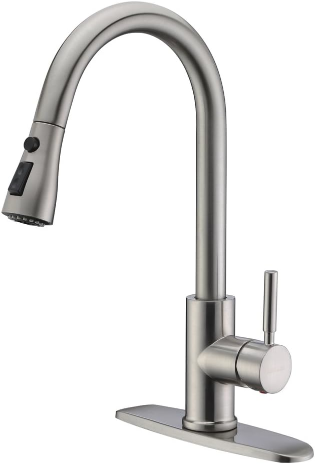 Introduction:I recently had the opportunity to upgrade my kitchen faucet, and after much research, I decided to go with the WEWE kitchen faucet. Known for its sleek design and practical features, this faucet promised to elevate both the aesthetics and functionality of my kitchen. Here' my detailed review after using it for 1 months.Design and Build Quality:The WEWE kitchen faucet boasts a modern and stylish design that effortlessly complements any kitchen dcor. The build quality appears to be 