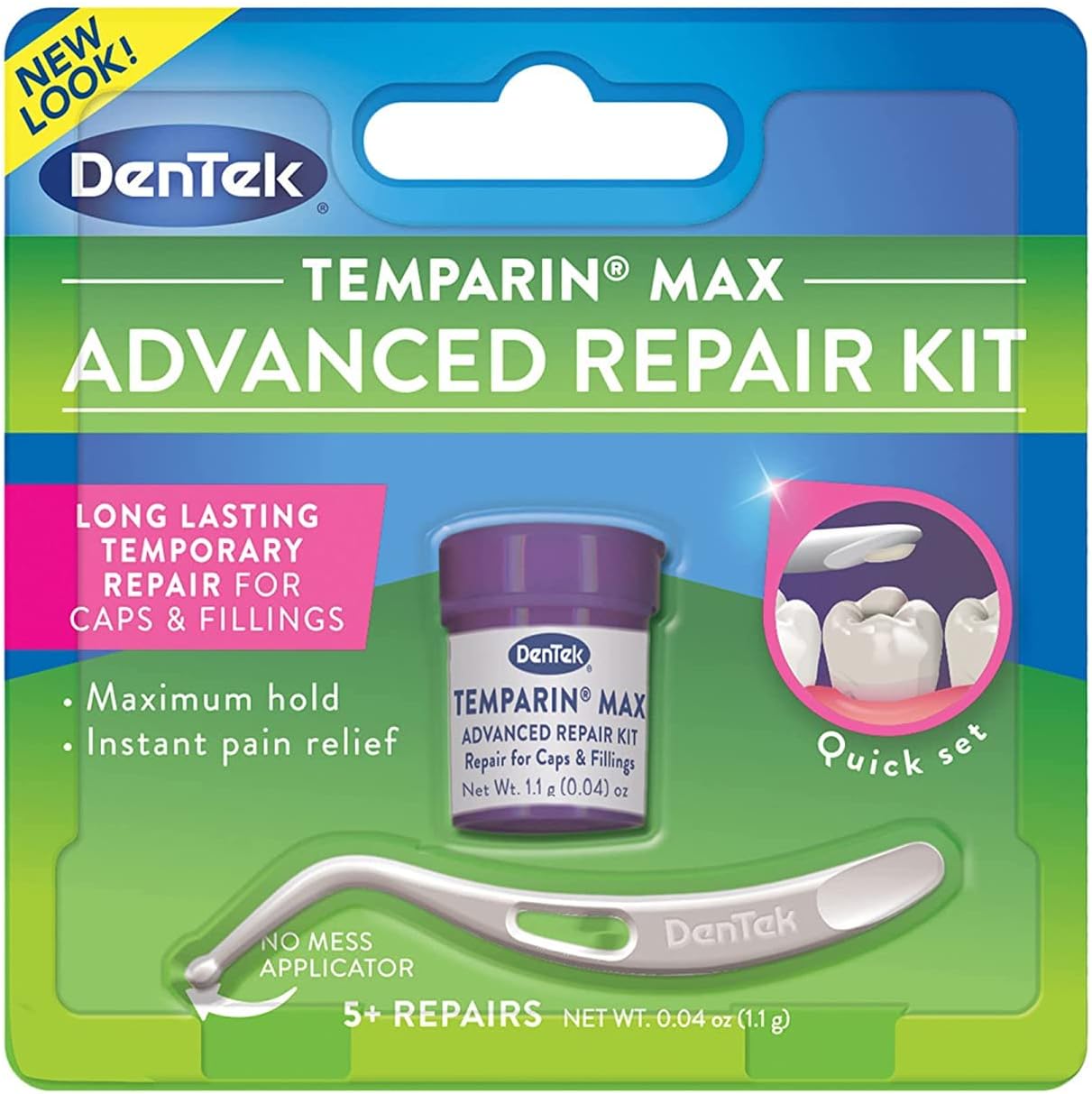 DenTek Temparin Max Advanced Dental Repair Kit, 13  Repairs