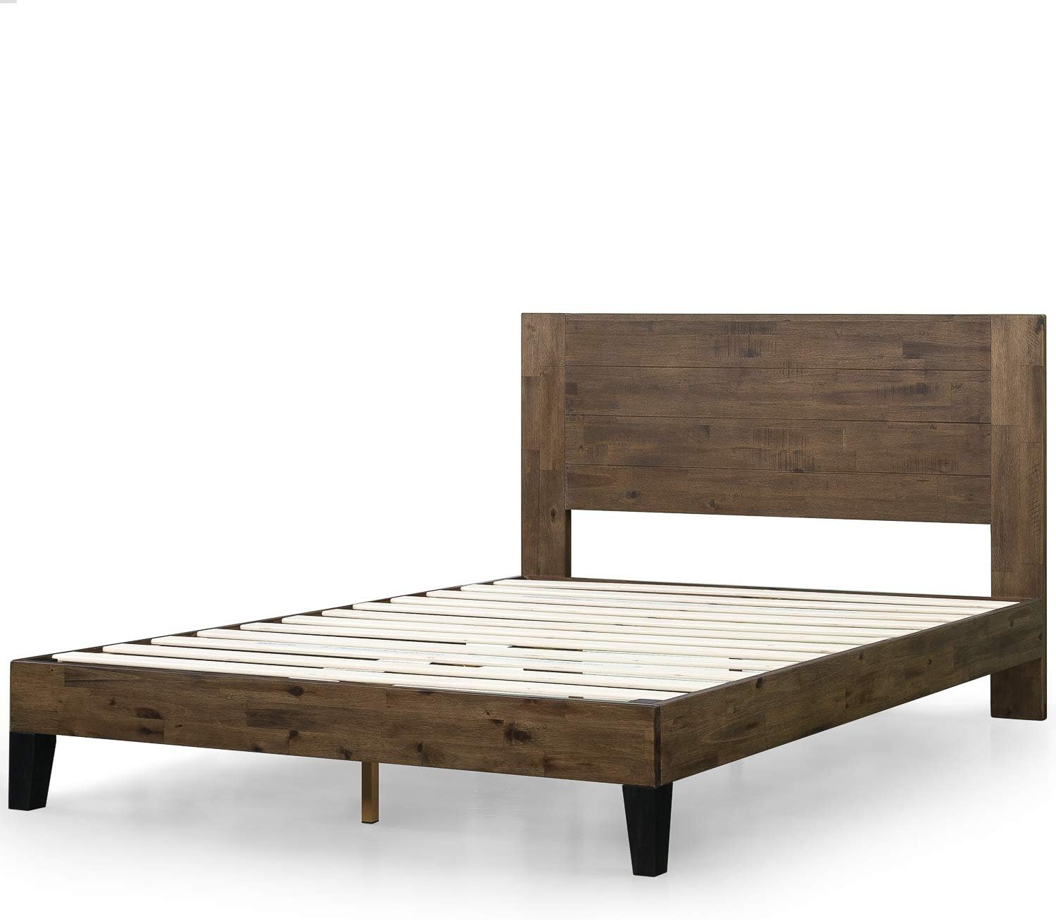 ZINUS Tonja Wood Platform Bed Frame with Headboard / Mattress Foundation with Wooden Slat Support / No Box Spring Needed / Easy Assembly, Full, 76.5L x 53.6W x 39.4H