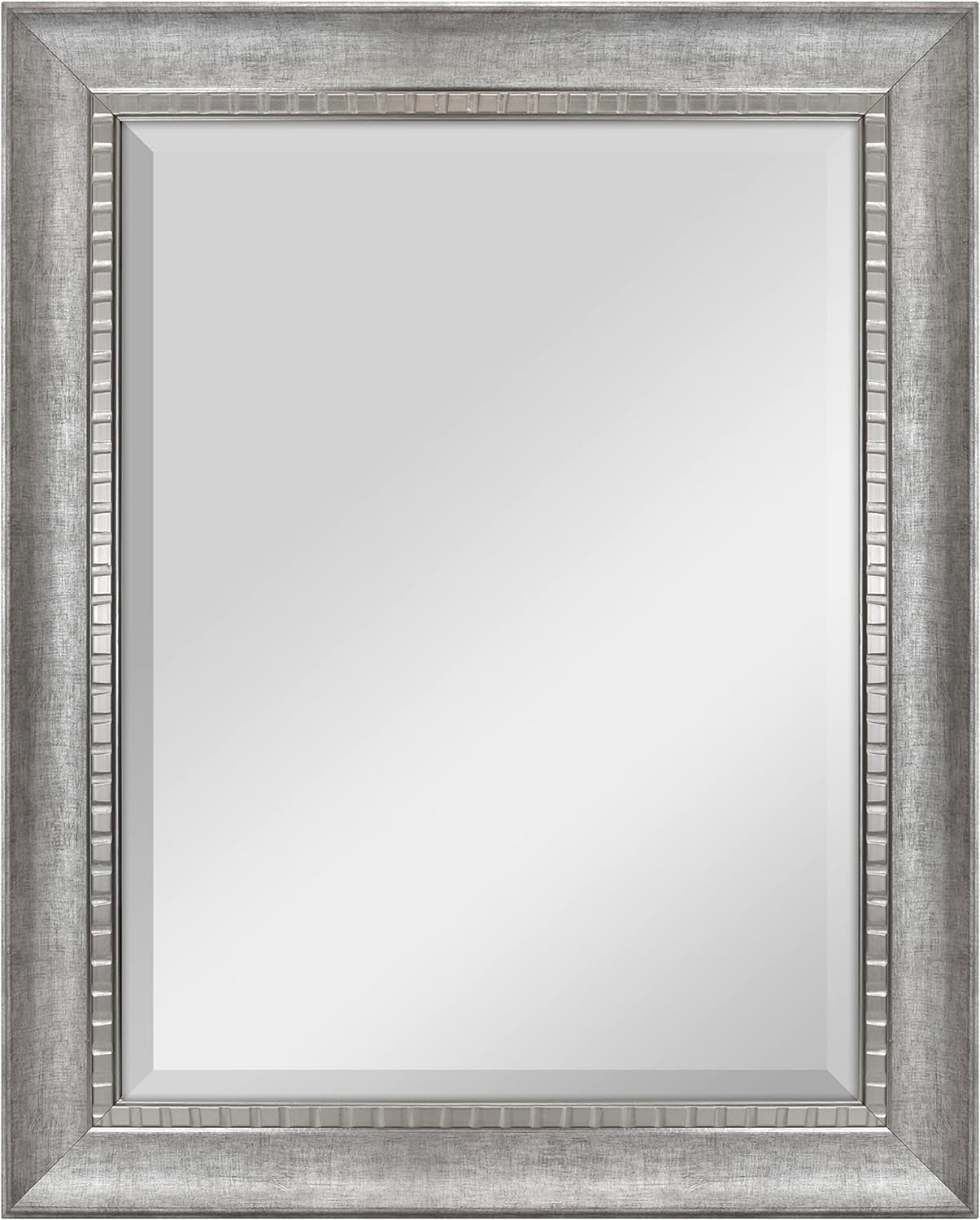 MCS 18x24 Inch Sloped Mirror, 23.5x29.5 Inch Overall Size, Silver (20563)