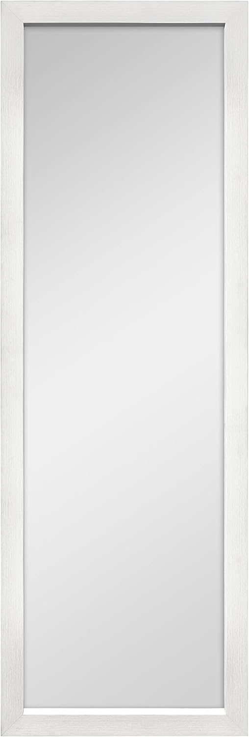 MCS Thin Gallery Full Length Floor Mirror , White Woodgrain, 21.4 x 63.4 in