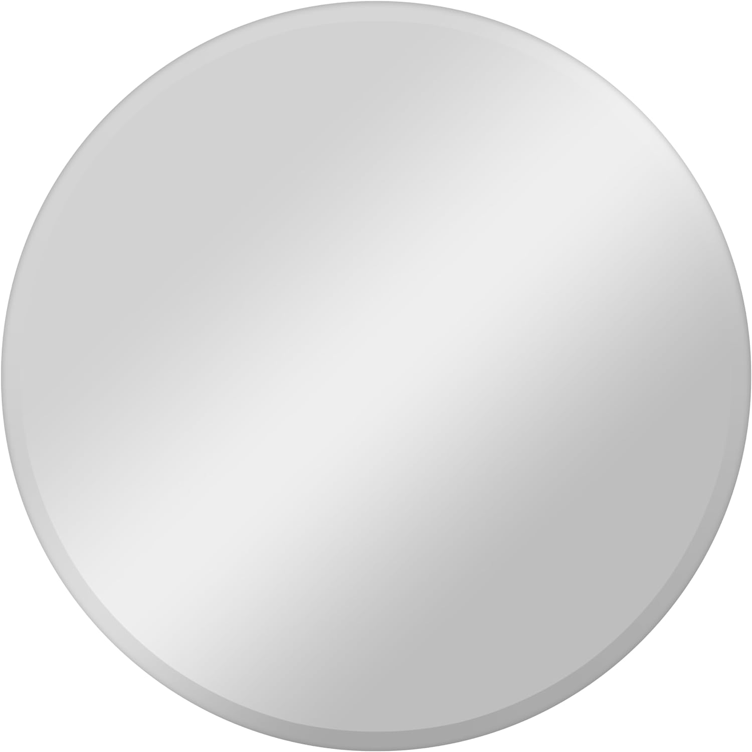 Frameless Mirror 34IN Beveled Round