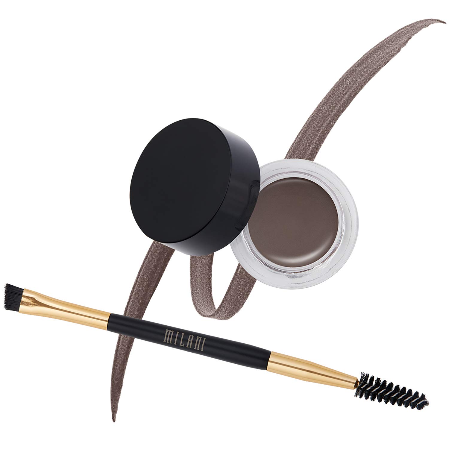 Milani Stay Put Brow Color - Chestnut (0.09 Ounce) Vegan, Cruelty-Free Eyebrow Color that Fills and Shapes Brows