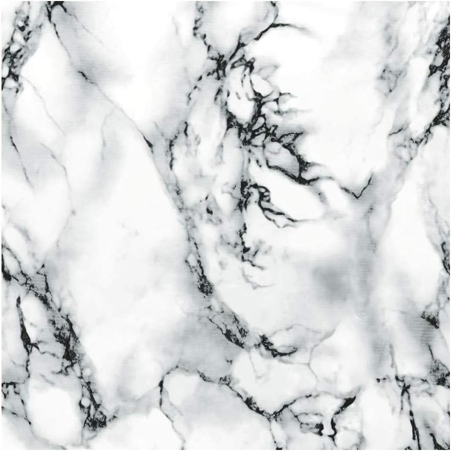 d-c-fix Peel and Stick Contact Paper Marmi Marble White Look Self-Adhesive Film Waterproof & Removable Wallpaper Decorative Vinyl for Kitchen, Countertops, Cabinets 26.5 x 78.7