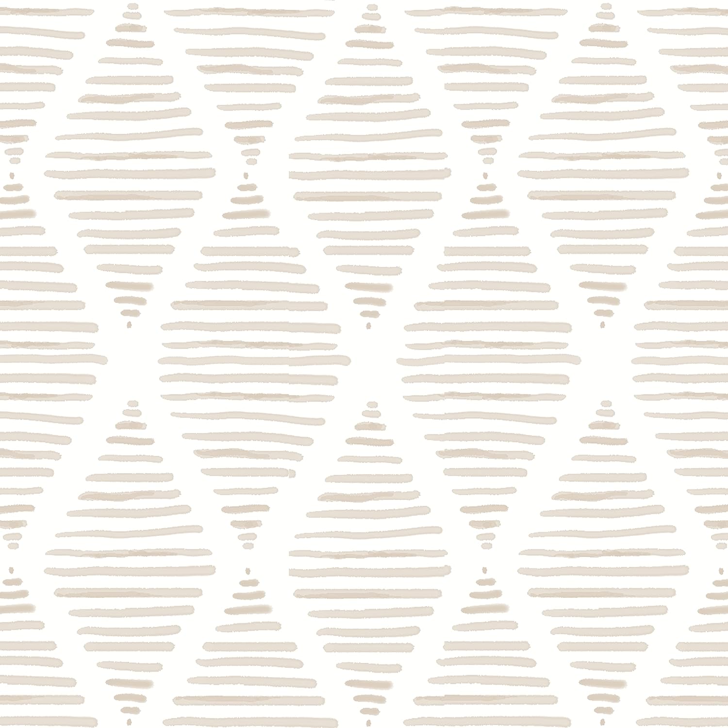 Modern Stripe Peel and Stick Wallpaper Beige and White Contact Paper 17.7 x 78.7 Geometric - Self Adhesive Removable Decorative Wallpaper for Bedroom Drawers Cabinets Decor Vinyl