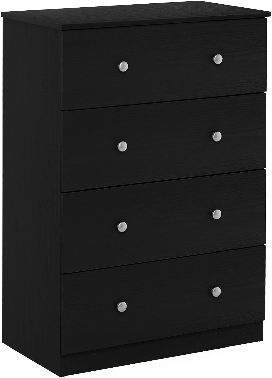 Furinno Tidur Simple Design Dresser, 4-Tier Knob, Americano